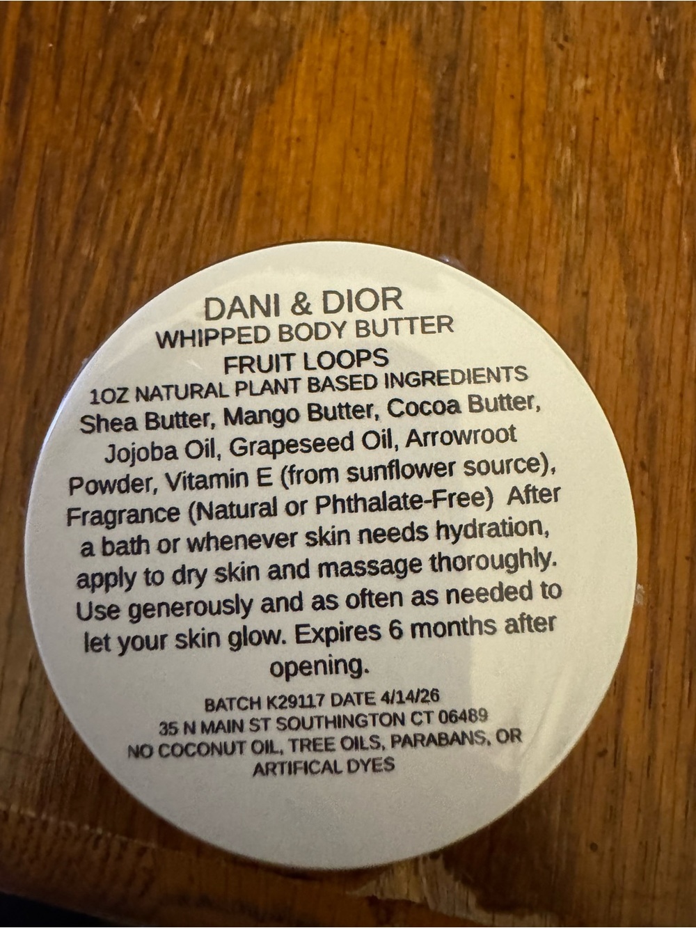 Fruit Loops Whipped Body Butter by DANI & DIOR